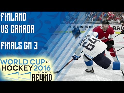 2016 World Cup of Hockey Rewind | Finals Game 3 | Finland vs Canada [Full Game]