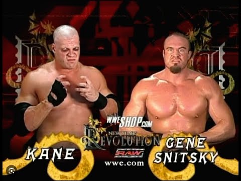 Story of Kane vs Snitsky | New Year's revolution