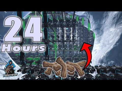 I Spent 24 Hours on A Capped Fibercraft Server! This is What Happens... | Ark PvP