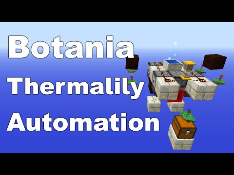 Botania | Automatic Thermalily | Mana Production