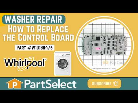 Whirlpool Washer Repair - How to Replace the Control Board (Whirlpool Part #W10188476)