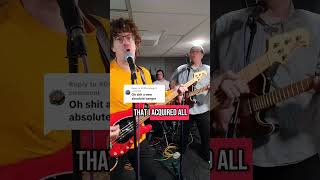 big guitars, even bigger feelings #deadweight #singer #vocalist #emo #guitar #drums