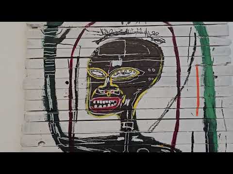 Jean-Michel Basquiat in Beverly Hills. Three sub-Sahara African Kings.