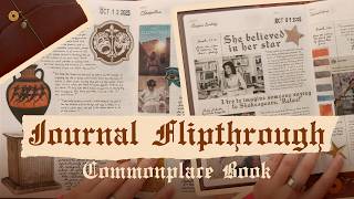 Journal Flipthrough: My entire Commonplace Book so far