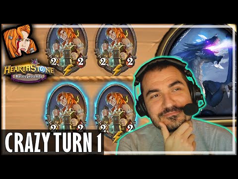 THE BEST TURN 1 IN MY LIFE! - Hearthstone Battlegrounds