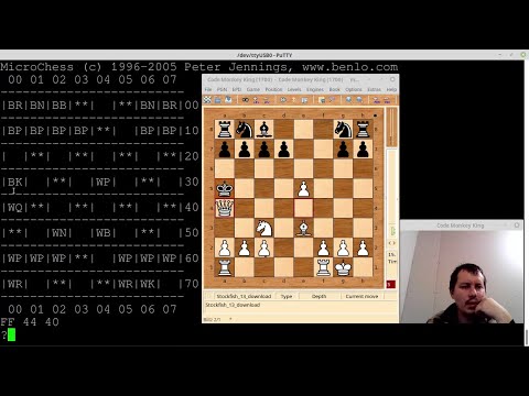 World's first commercial chess program - MicroChess by Peter Jennings