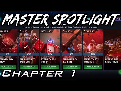 Eternity Box - Master Spotlight | Chapter 1 - Transformers: Forged to Fight