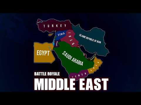 Middle East Battle Royale  HOI4 Modern Day Timelapse 2026