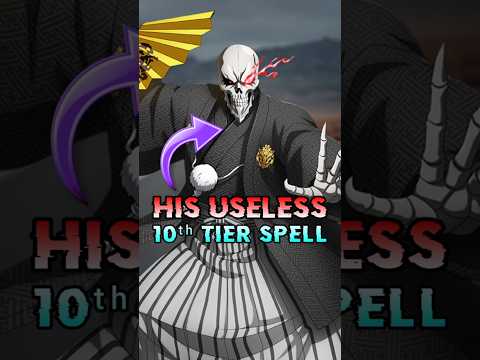 Ainz’s most USELESS 10th-tier spell 🤯 #overlord #isekaianime #shorts