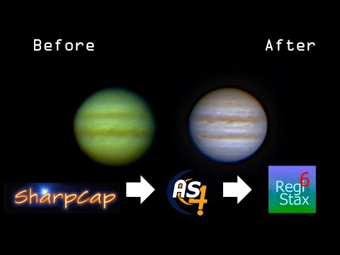 Master Planetary Image Processing: A Complete Guide to SharpCap, AutoStakkert & Registax!
