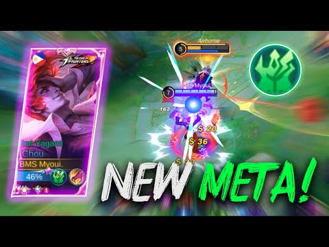 TOP 1 GLOBAL CHOU TRIES JUNGLE EMBLEM (EZ 1 SHOT!?) MLBB