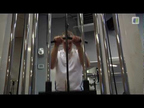 Dex Elmont en Henk Grol at the gym