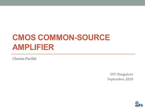 CAID Lecture 13a CS amp CMOS Part 1