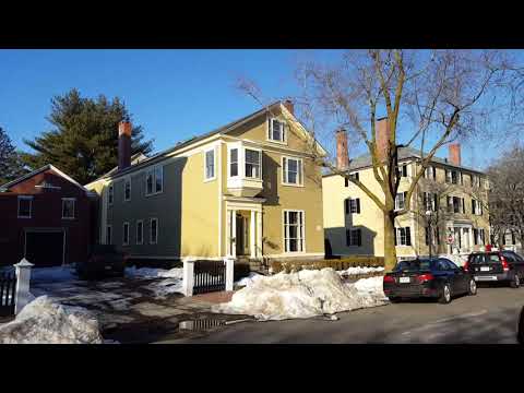 Drive down historic Chestnut Street Salem MA 01970