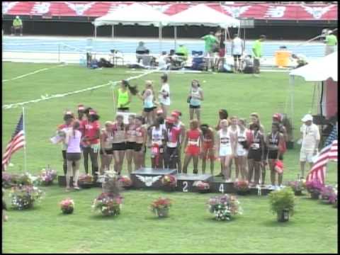 Girls 800m Sprint Medley Championship Awards - New Balance Nationals Outdoor 2013