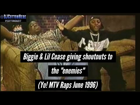 Notorious B.I.G. & Lil Cease Sending Shoutouts To Enemies (Yo! May 31, 1996) *FULL SEGMENT*