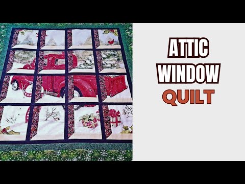 Attic Window Quilt Tutorial (No Y-Seams!)