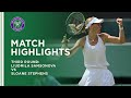 Liudmila Samsonova vs Sloane Stephens | Third Round Highlights | Wimbledon 2021