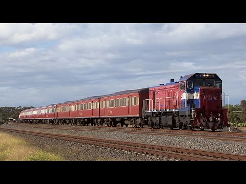 Avalon Airshow Trains 2009 - Loco Hauled and DMUs: Australian Trains (HD Remaster)