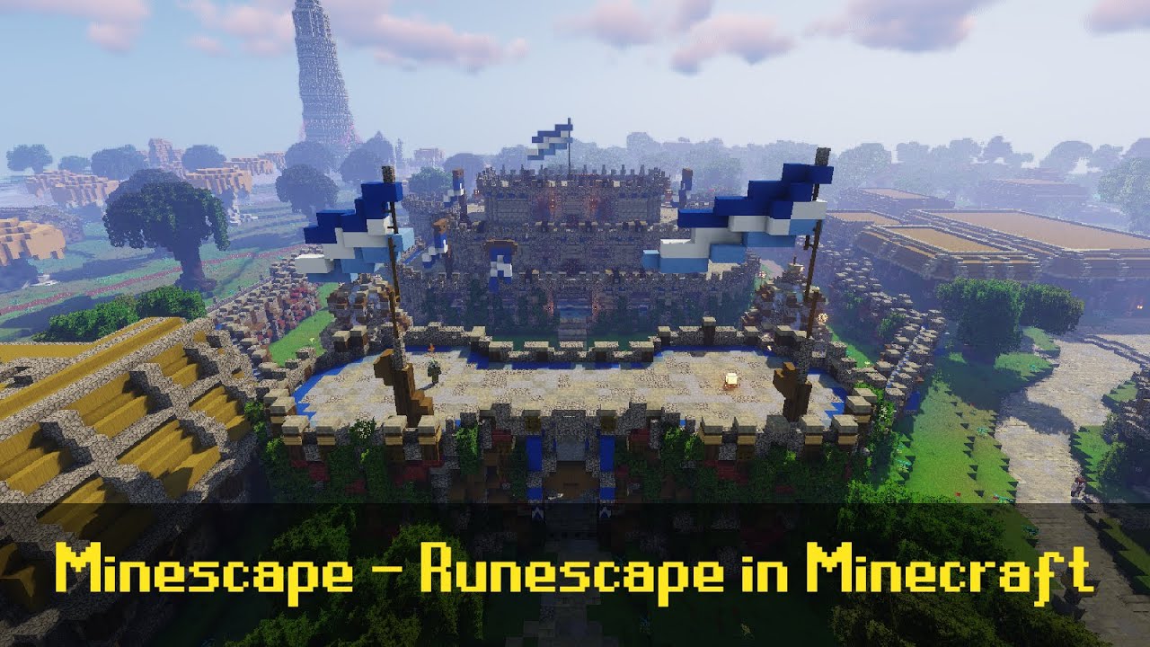 Minescape e' una ricreazione di Runescape in Minecraft
