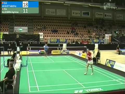 Sabrina Jaquet - Agnese Allegrini (European Championships 2012)