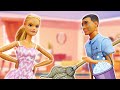 Oh no, che disordine a casa di Barbie! Video per bambini con le bambole Barbie e Ken in italiano