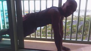Timothy Brown doing the 22 push-up challenge in the Beautiful Bahamas! #SupportVeterans #PTSD