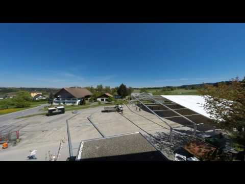 Zeltaufbau Musikfest 2016