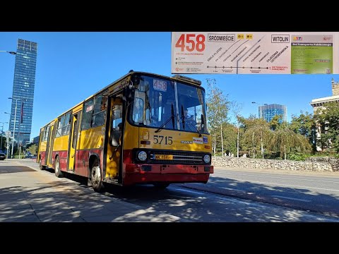 [458] "Ikarusem po Warszawie" I KMKM I Ikarus 280 #5715 w kierunku EMILII PLATER