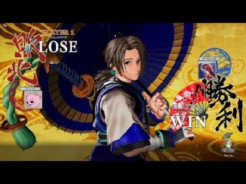 SAMURAI SHODOWN Casual Match - young_zephiroth (Darli) Vs BAHAMUT_LORD (Shizumaru) #1