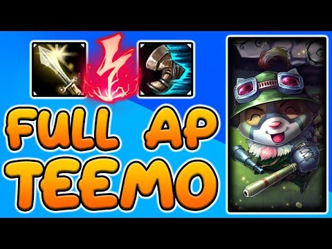 FULL AP TEEMO + ELECTROCUTE DOES SO MUCH DAMAGE!