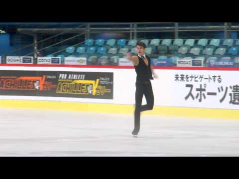 ISU 2014 Jr Grand Prix Zagreb Men Short Program Adrien TESSON FRA