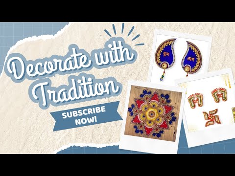 Step-by-Step Traditional Toran Making | Toran Designs for Home #TraditionalToranDesign #HomeDecor