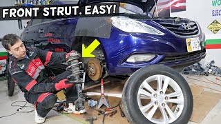 HYUNDAI SONATA FRONT STRUT SHOCK REPLACEMENT REMOVAL