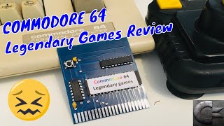 COMMODORE 64 Legendary Games Cartridge Test and Review