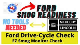 Ford Emissions Drive Cycle Readiness Check▶️ No Tools Need▶️ Check if your Ford Is Ready To Smog