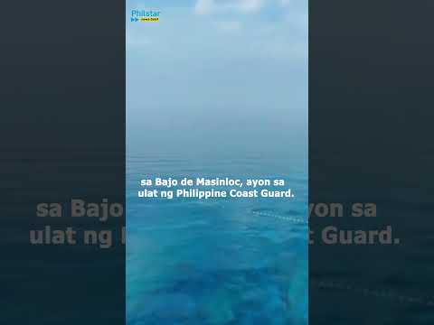 China Coast Guard ginamitan ng water cannon ang barko ng BFAR
