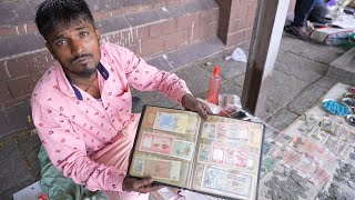Selling Of Old Currency and Coins in Streets, Old City Hyderabad