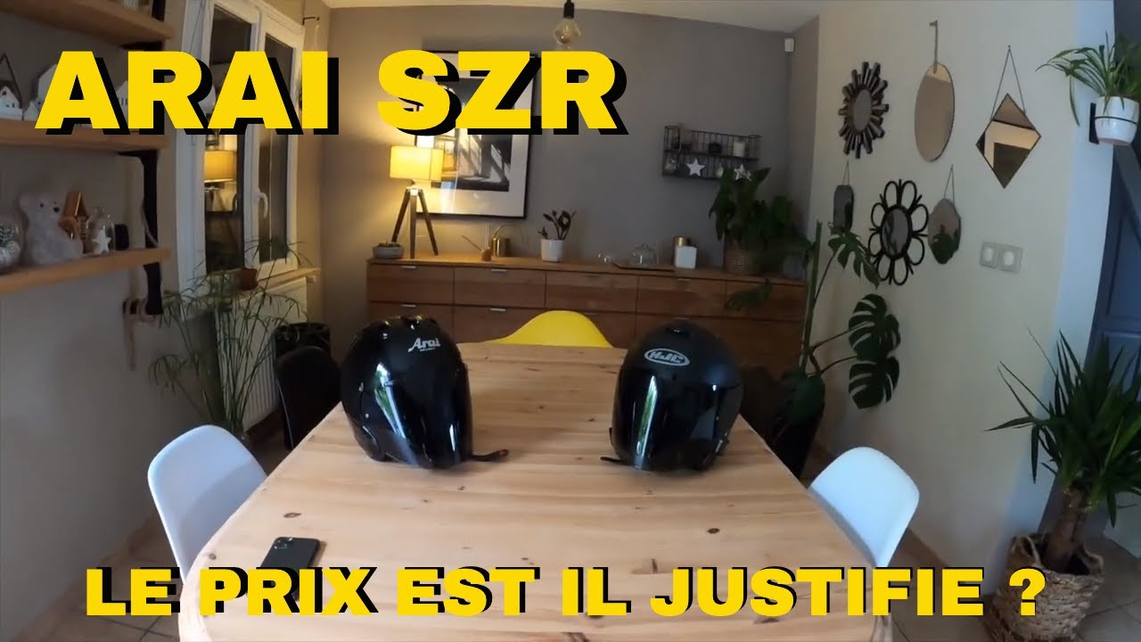 CASQUE ARAÏ SZR ! LE MEILLEUR CASQUE JET MAIS A QUEL PRIX 