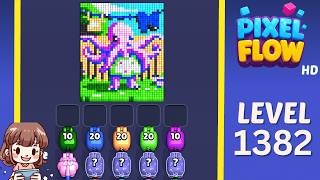 Pixel Flow Level 1382 Solution Walkthrough