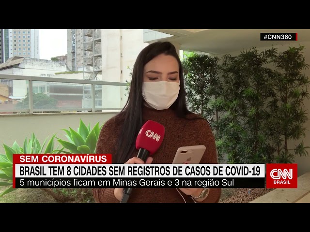 Oito cidades brasileiras não têm registro de Covid-19