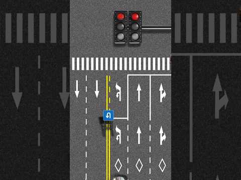 U-Turn Line Outside Stop Line? Obey Traffic Light!