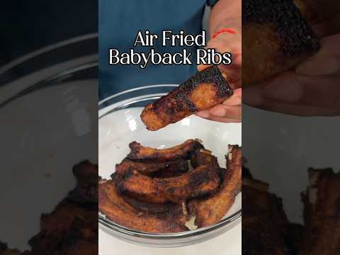 HOW TO MAKE AIR FRIED BABY BACK RIBS #shorts