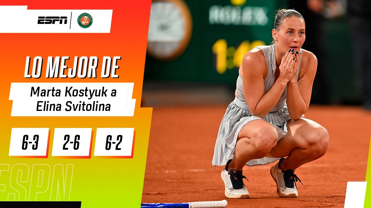 EL DUELO DE COMPATRIOTAS FUE PARA KOSTYUK: VICTORIA ANTE SVITOLINA PARA SER SEMIFINALISTA | RESUMEN