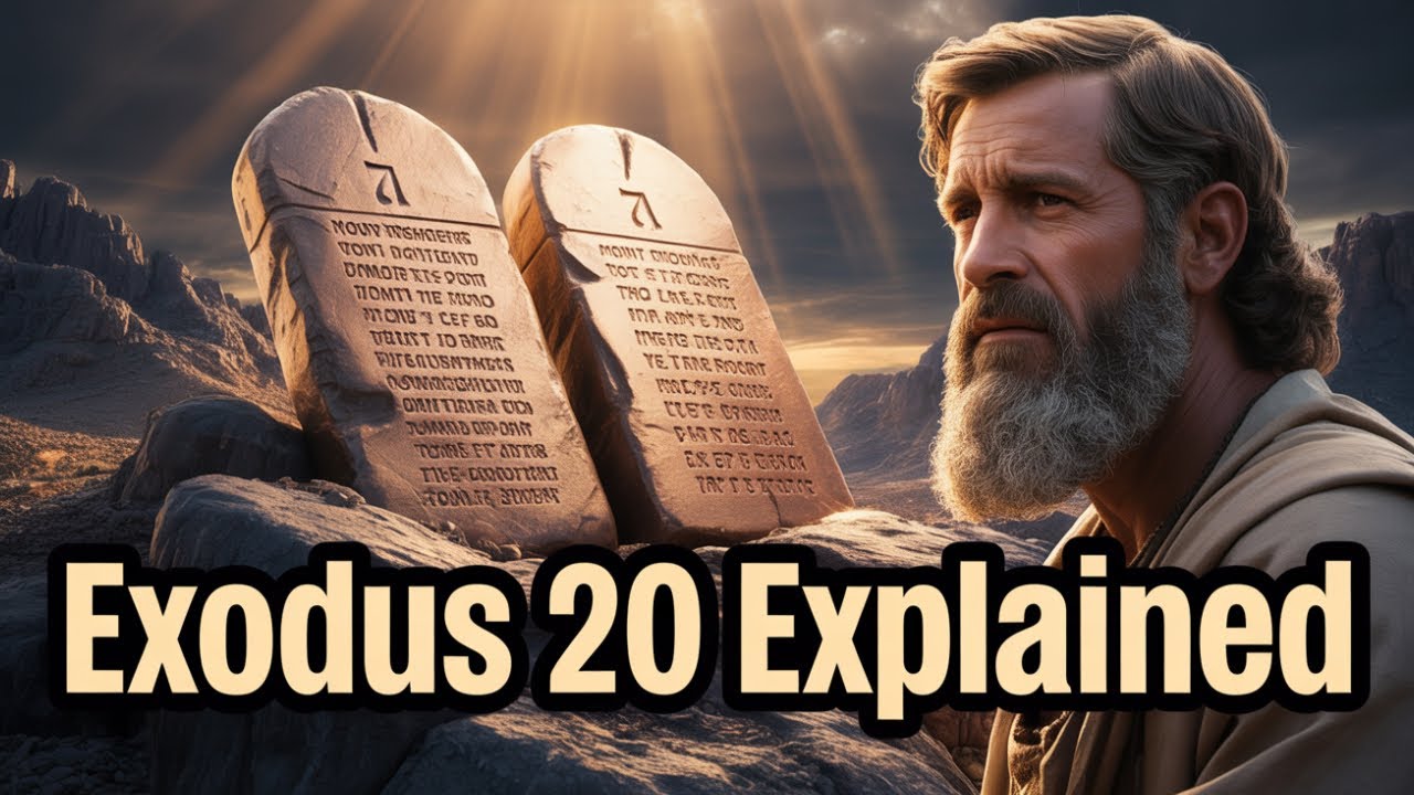 Exodus Chapter 20 Explained (The Ten Commandments – God's Powerful Moral Compass)