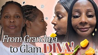 FIRST GRANDMOM MAKEOVER?!!!😱😱😍| Gina's glow-up journey at Braun! (Part 1)