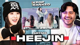Asking HeeJin from ARTMS To Rate EVERY LOONA Song | Kpop Ranked