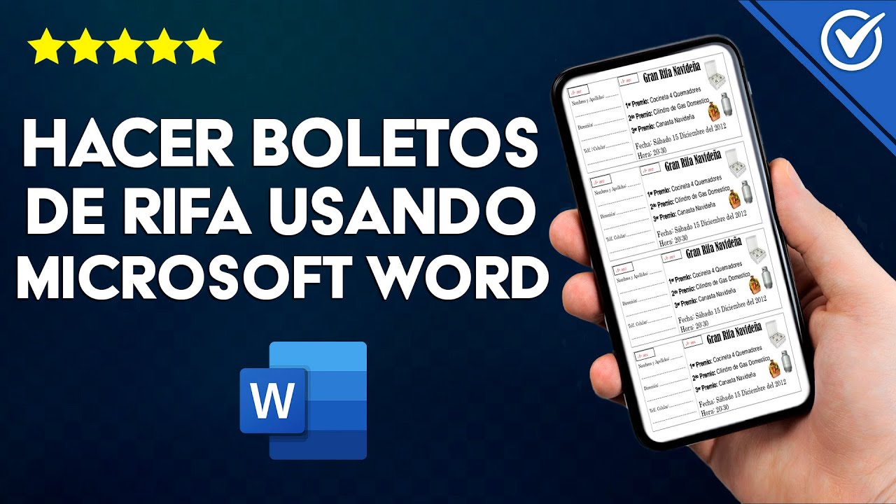 ¿Cómo hacer BOLETOS de RIFA en WORD - Plantilla rifa 100 números