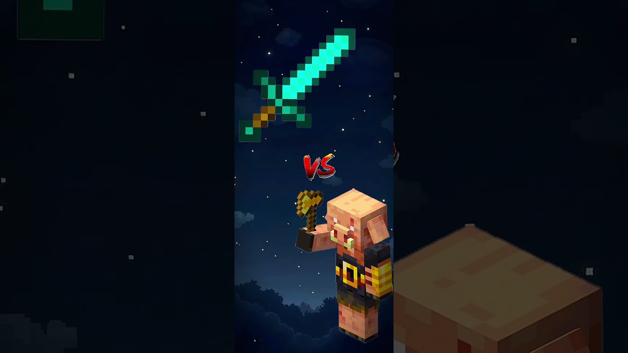 diamond sword vs All mobs #shorts #minecraft #short video #gaming