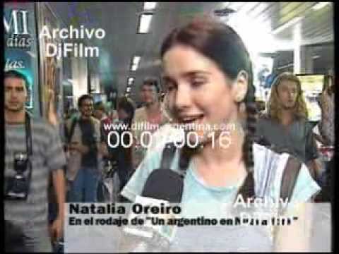 DiFilm - Natalia Oreiro regreso tras filmar "Un Argentino en Nueva York" (1998)